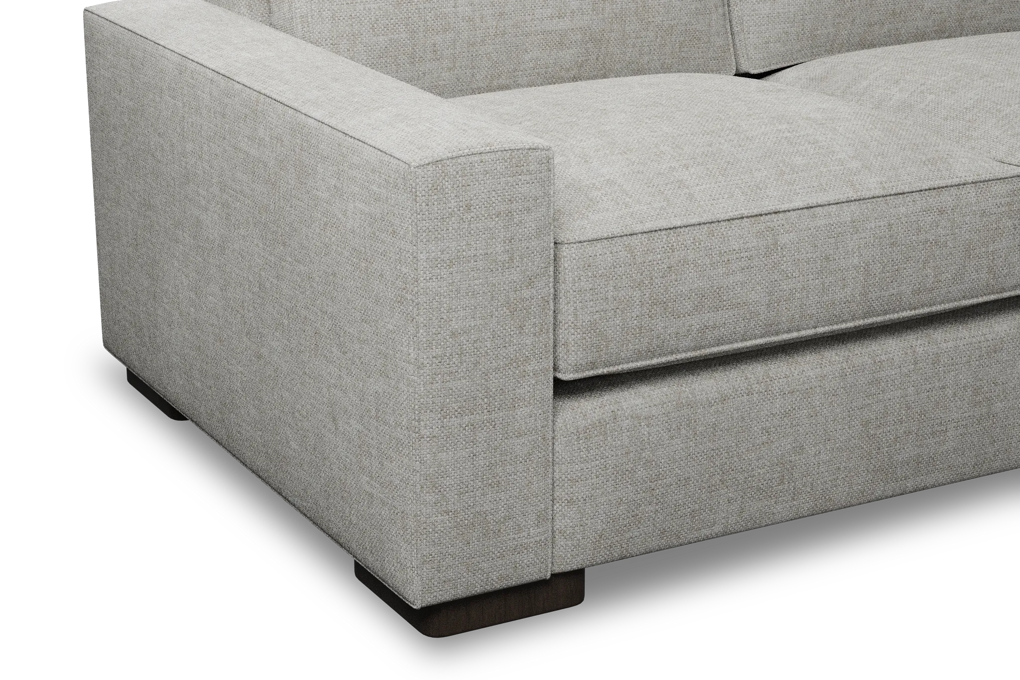 Edgewater Elevation Khaki 96" Sofa W/ 3 Cushions