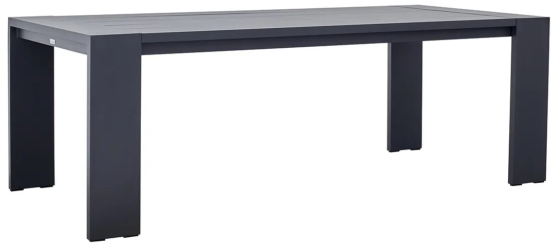 Linear Dark Gray 87" Rectangular Table