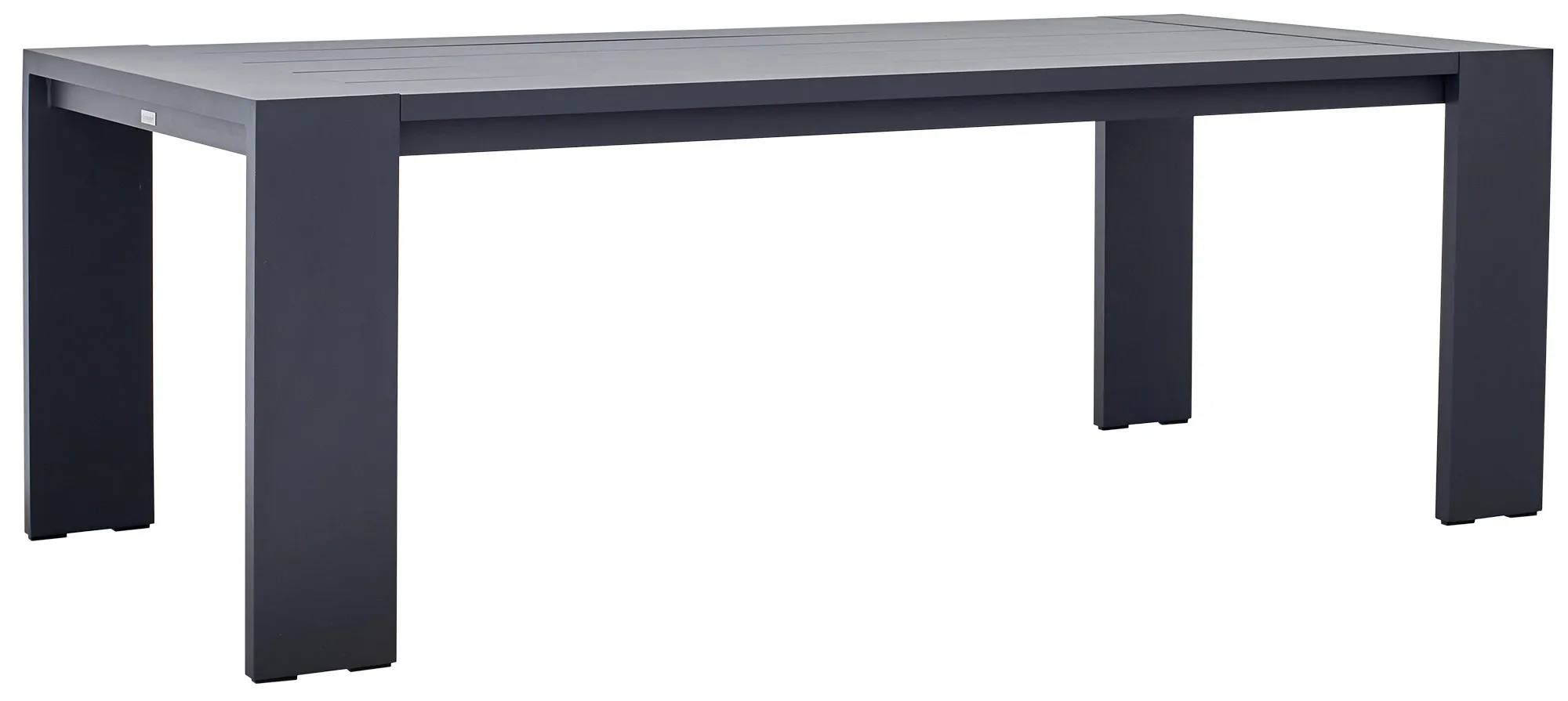 Linear Dark Gray 87" Rectangular Table