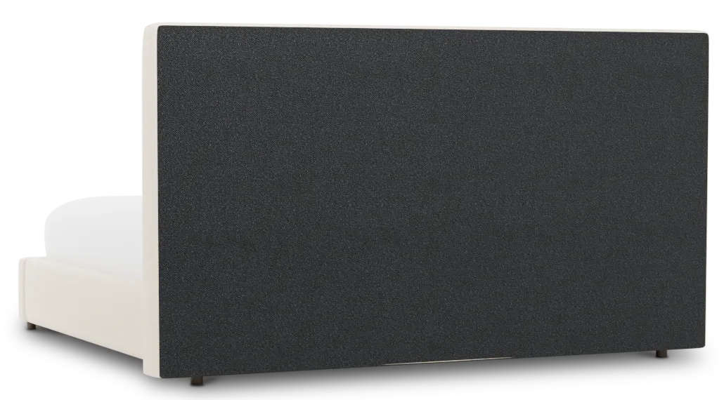 Grayton Merino Light Beige 54" Upholstered Platform Bed