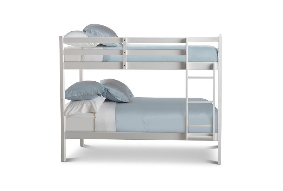 Marley White Bunk Bed, Twin/Twin (1)