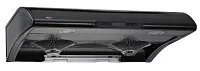 Xo Appliance 36 Series Black 36" Undercabinet Vent Hood