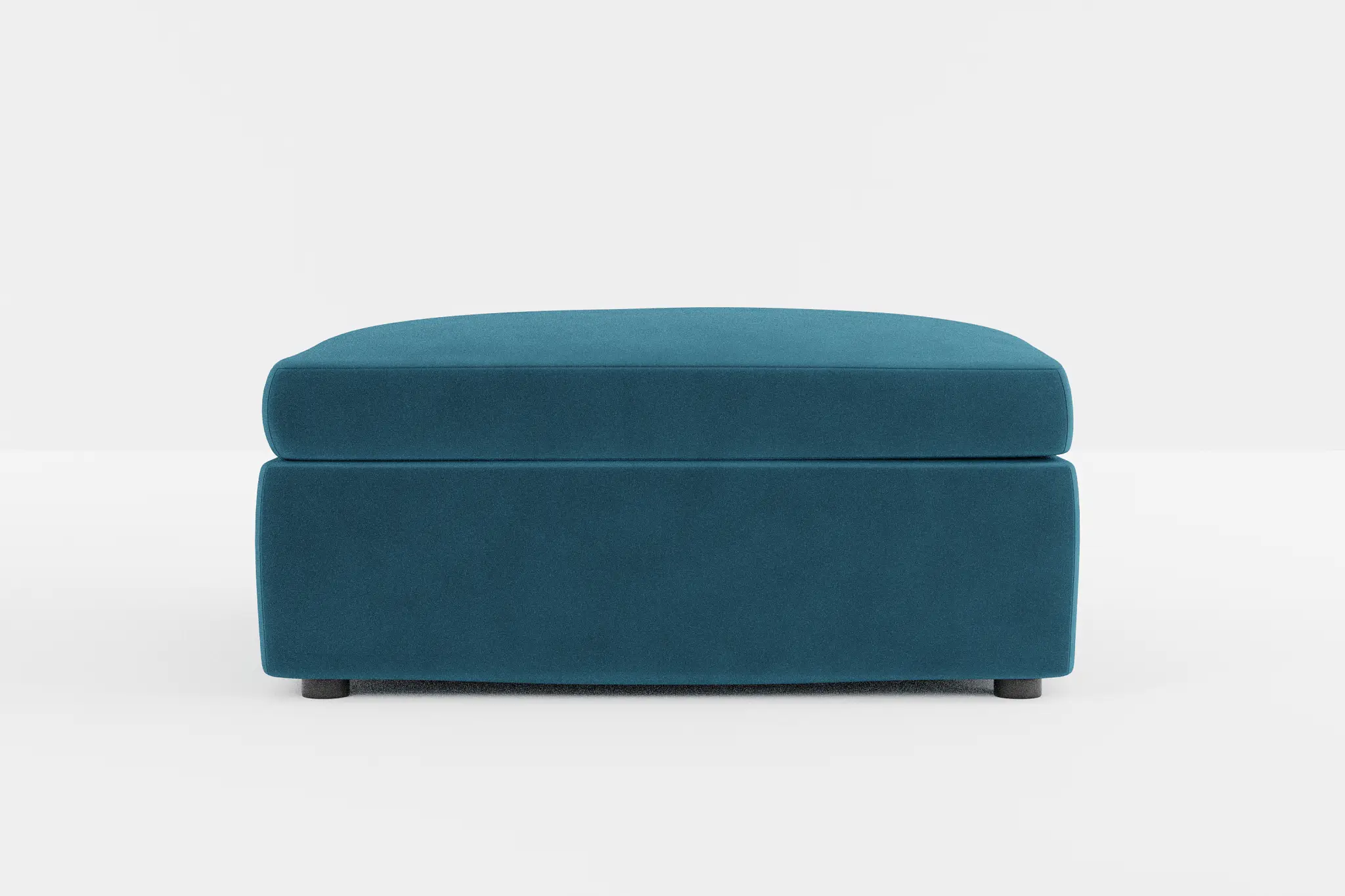 Destin Joya Teal Velvet Cocktail Ottoman Destin Joya Teal Velvet Cocktail Ottoman