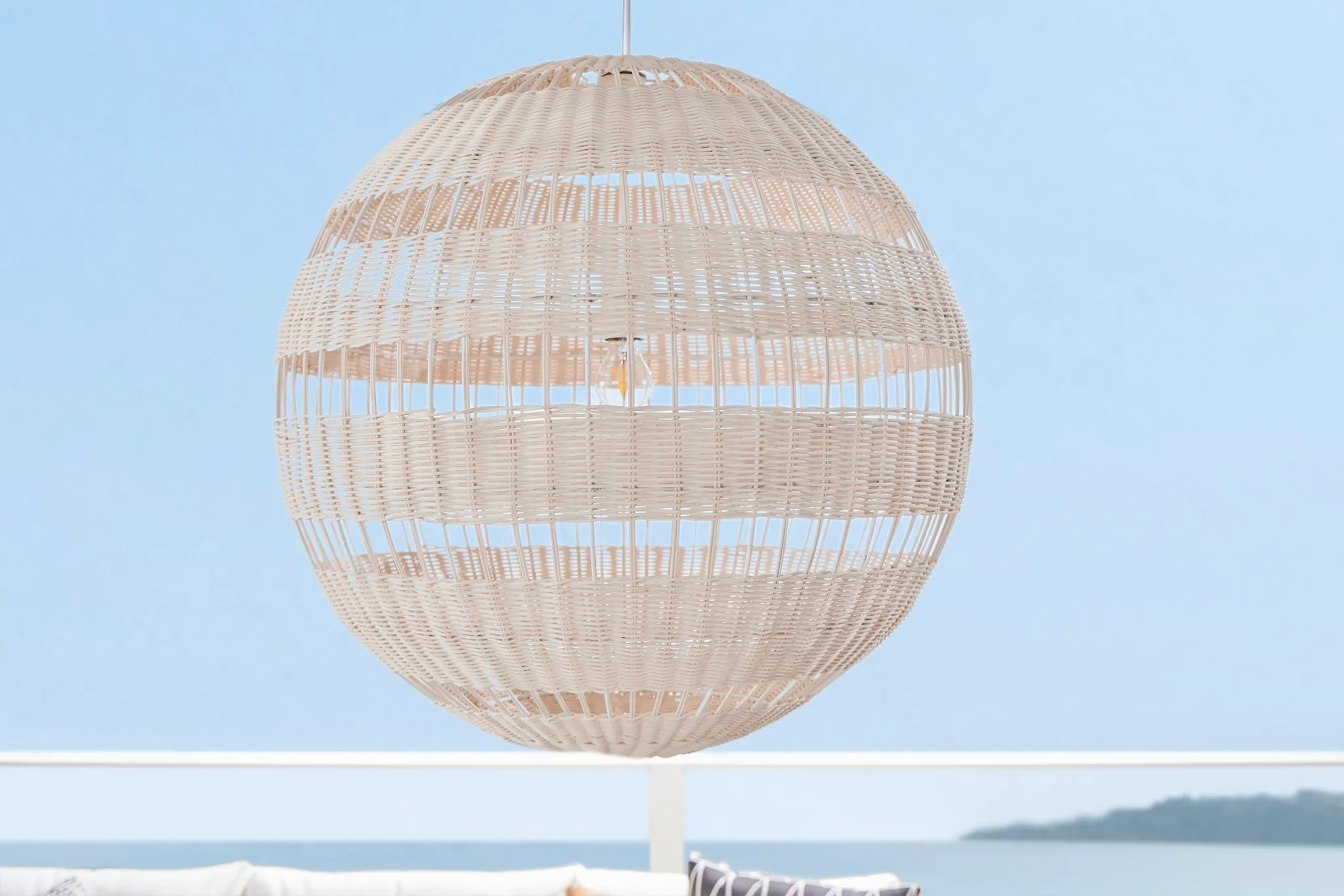 Sasha Beige Large Pendant