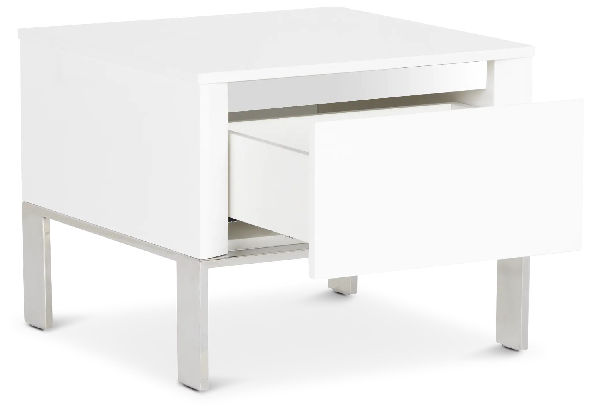 Vancouver White Square End Table Vancouver White Square End Table