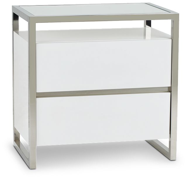 Miami White Nightstand