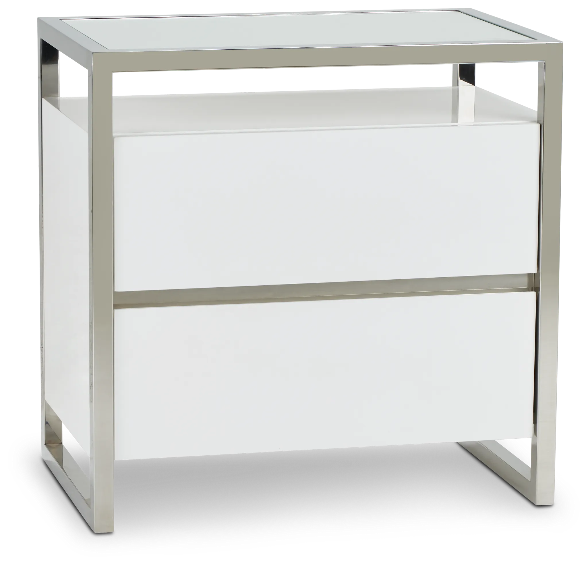 Miami White Nightstand