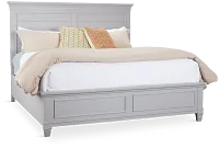 Cape Cod Gray Panel Bed