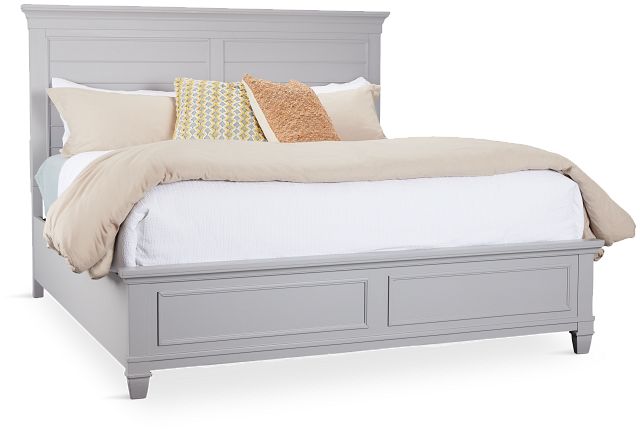 Cape Cod Gray Panel Bed