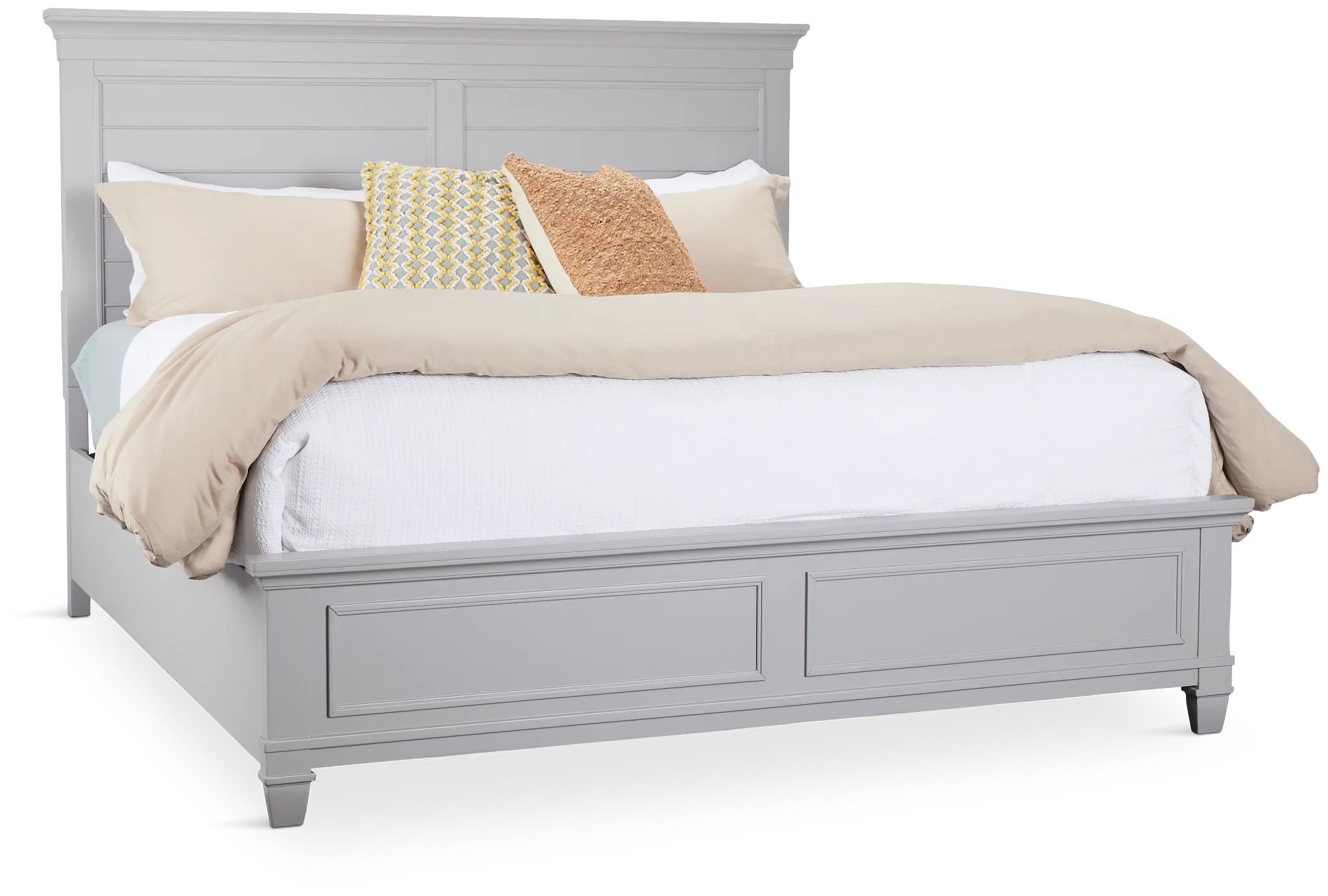 Cape Cod Gray Panel Bed