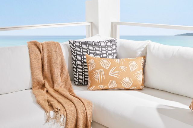 Shade Light Brown Lumbar Indoor/outdoor Accent Pillow