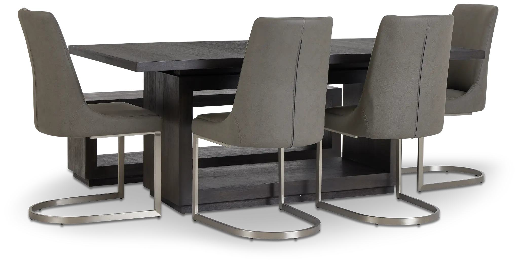 Madden Dark Tone Table, 4 Chairs & Bench Madden Dark Tone Table, 4 Chairs & Bench