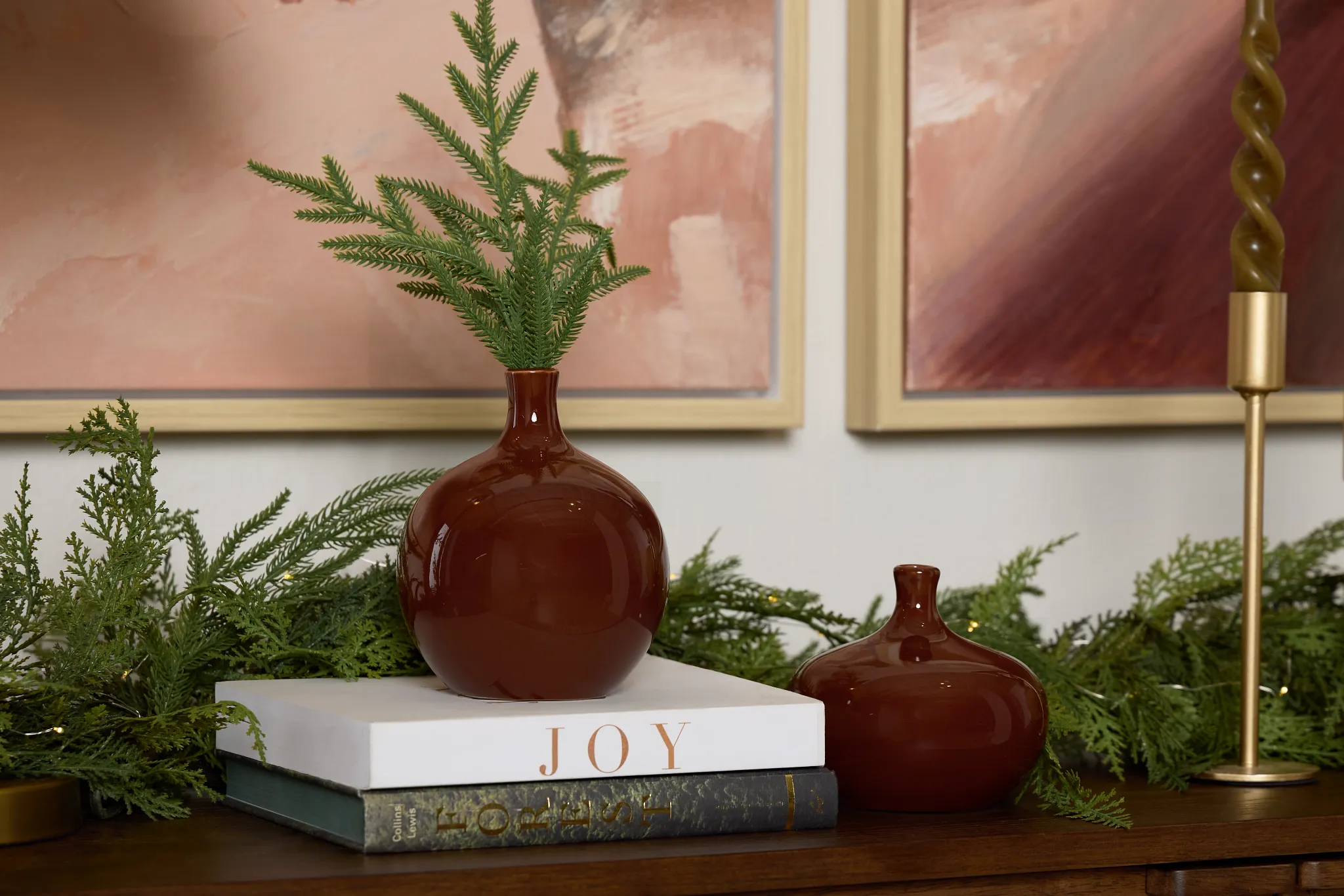 Clare Brown Medium Vase