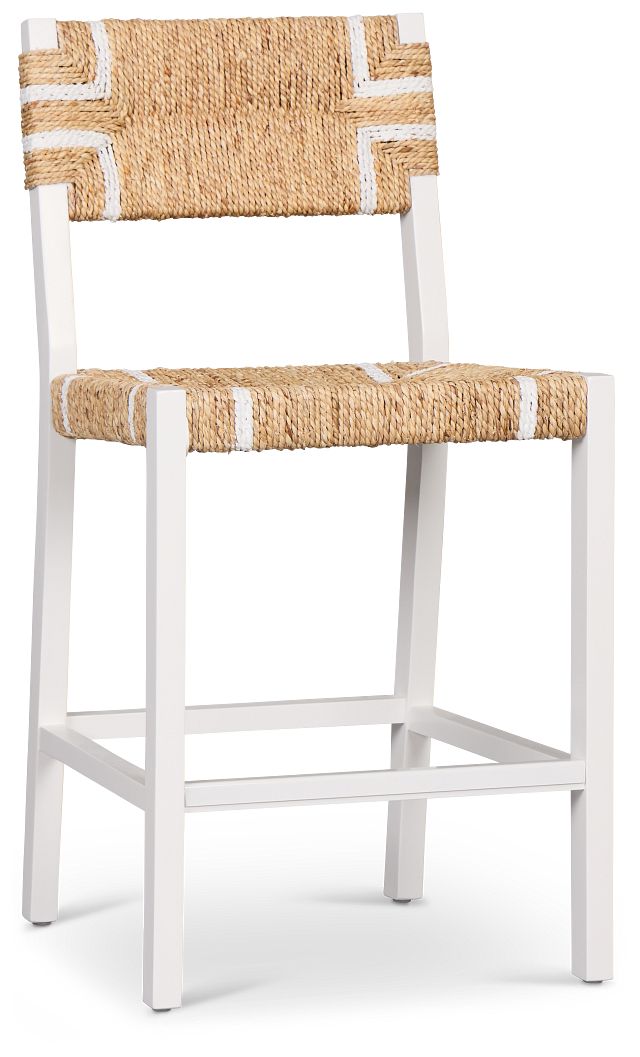 Nantucket Light Tone 24" Woven Barstool