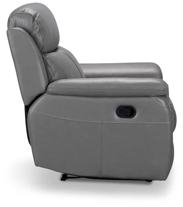 Graham Gray Lthr/vinyl Recliner