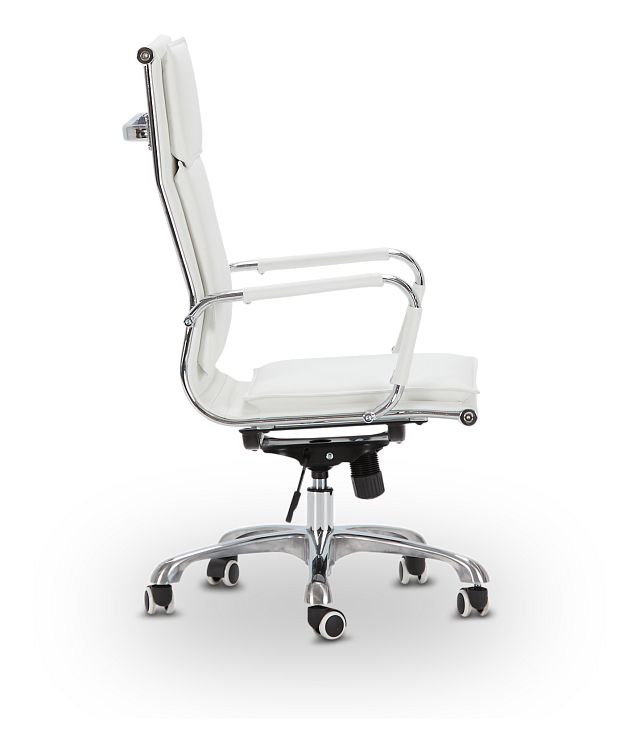 Arvada White Uph Desk Chair (3)