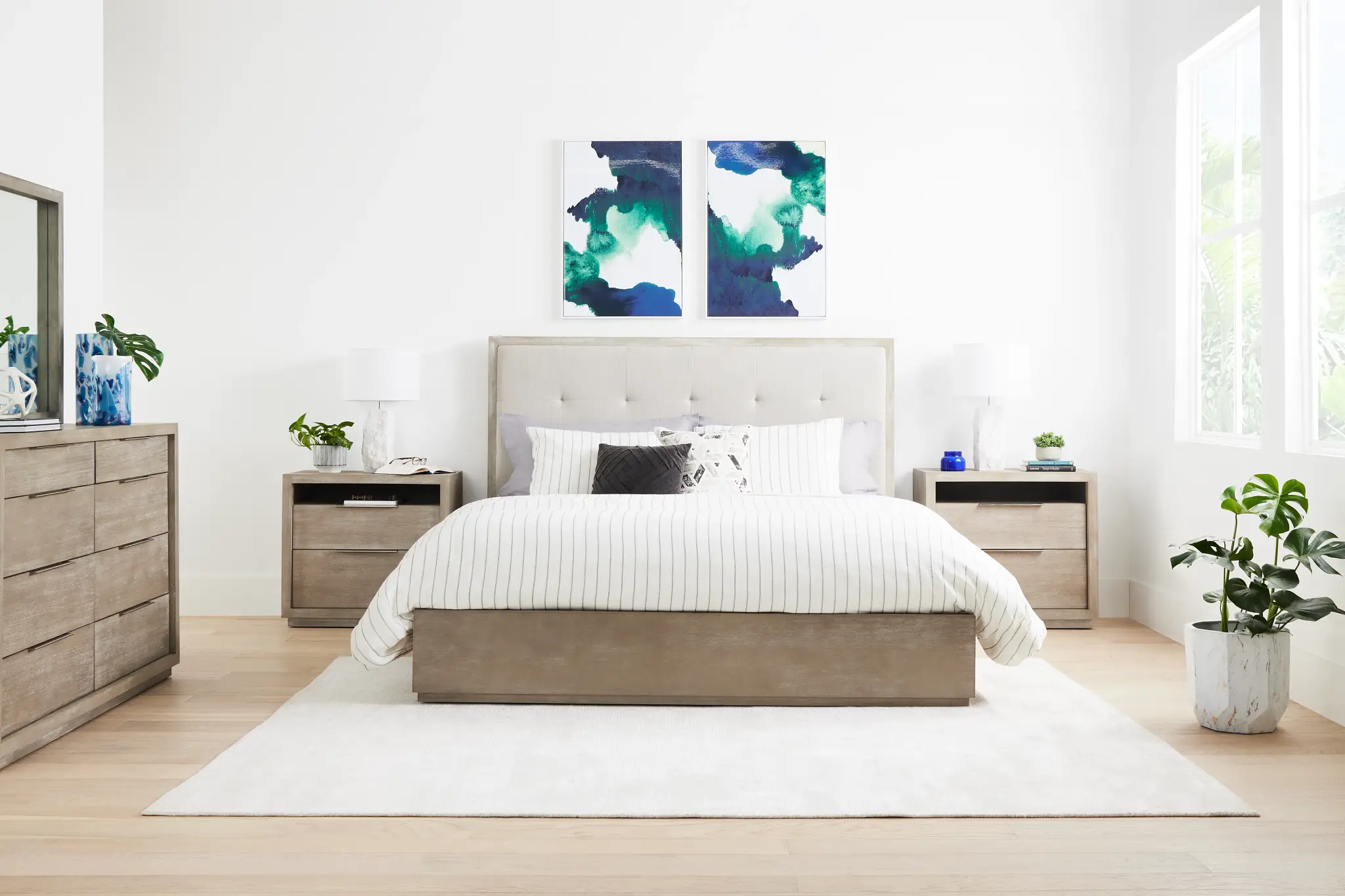 Madden Light Tone Wood Platform Storage Bed Madden Light Tone Wood Platform Storage Bed