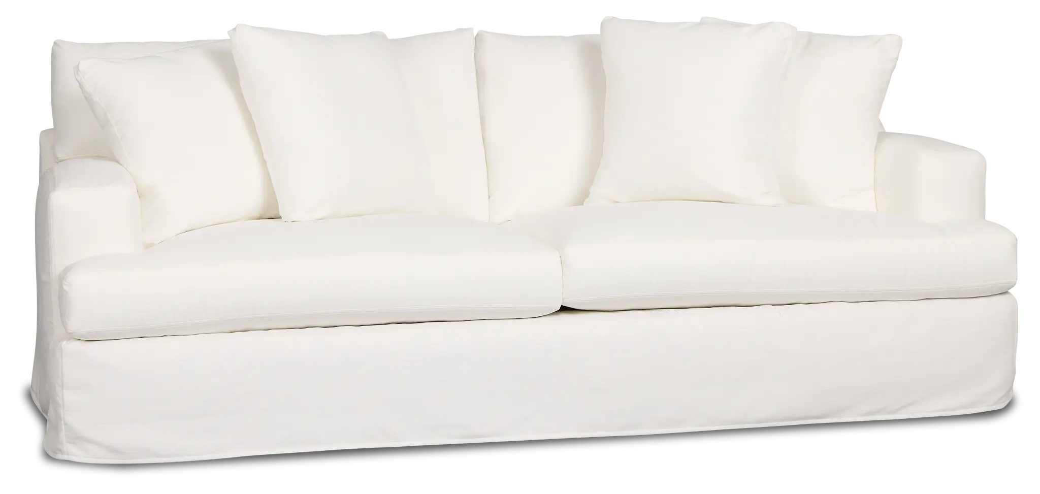 Marren White Fabric Sofa Marren White Fabric Sofa