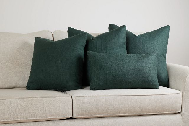 Zeke Green 24" Accent Pillow