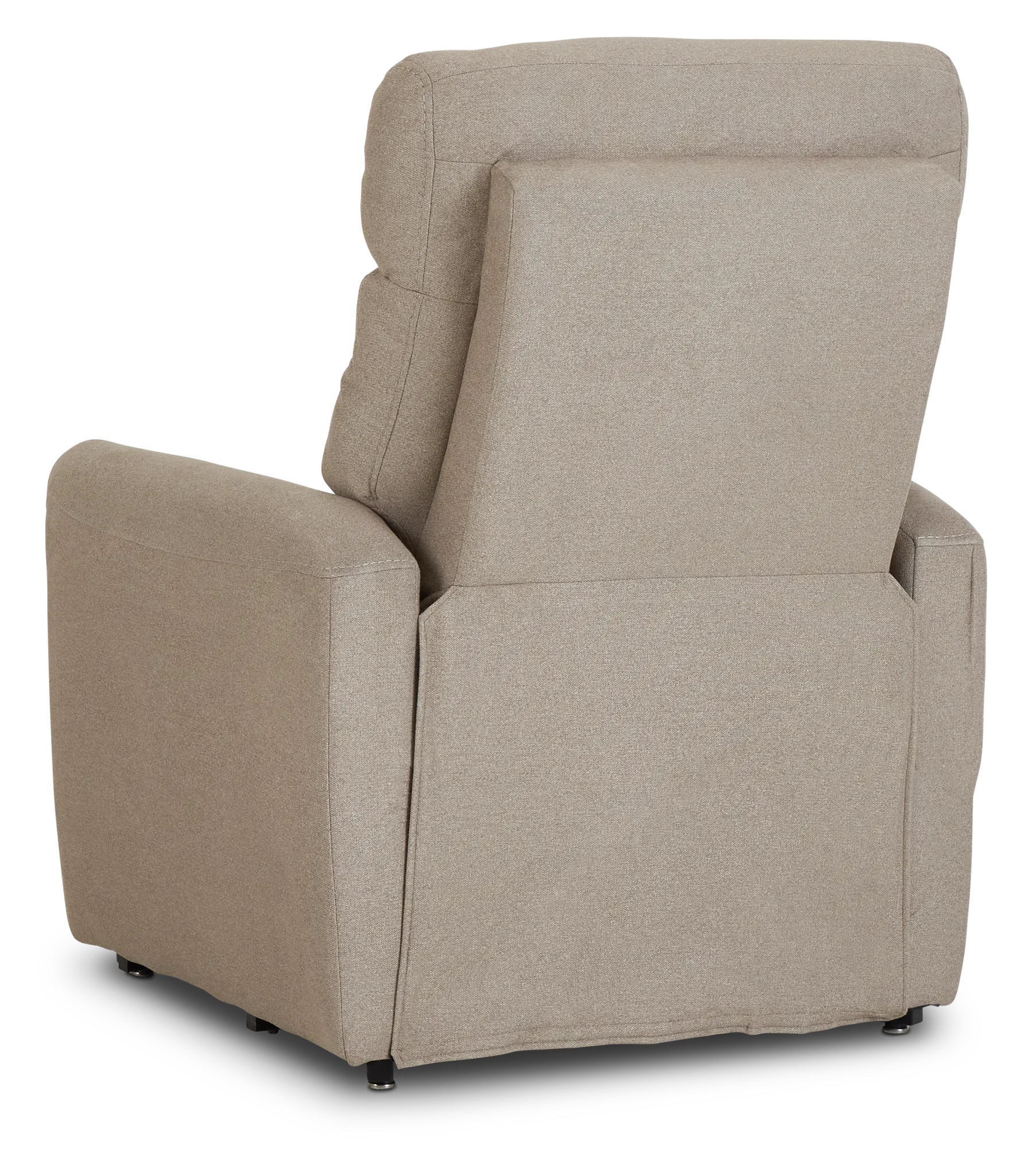 Canton Beige Fabric Power Lift Recliner