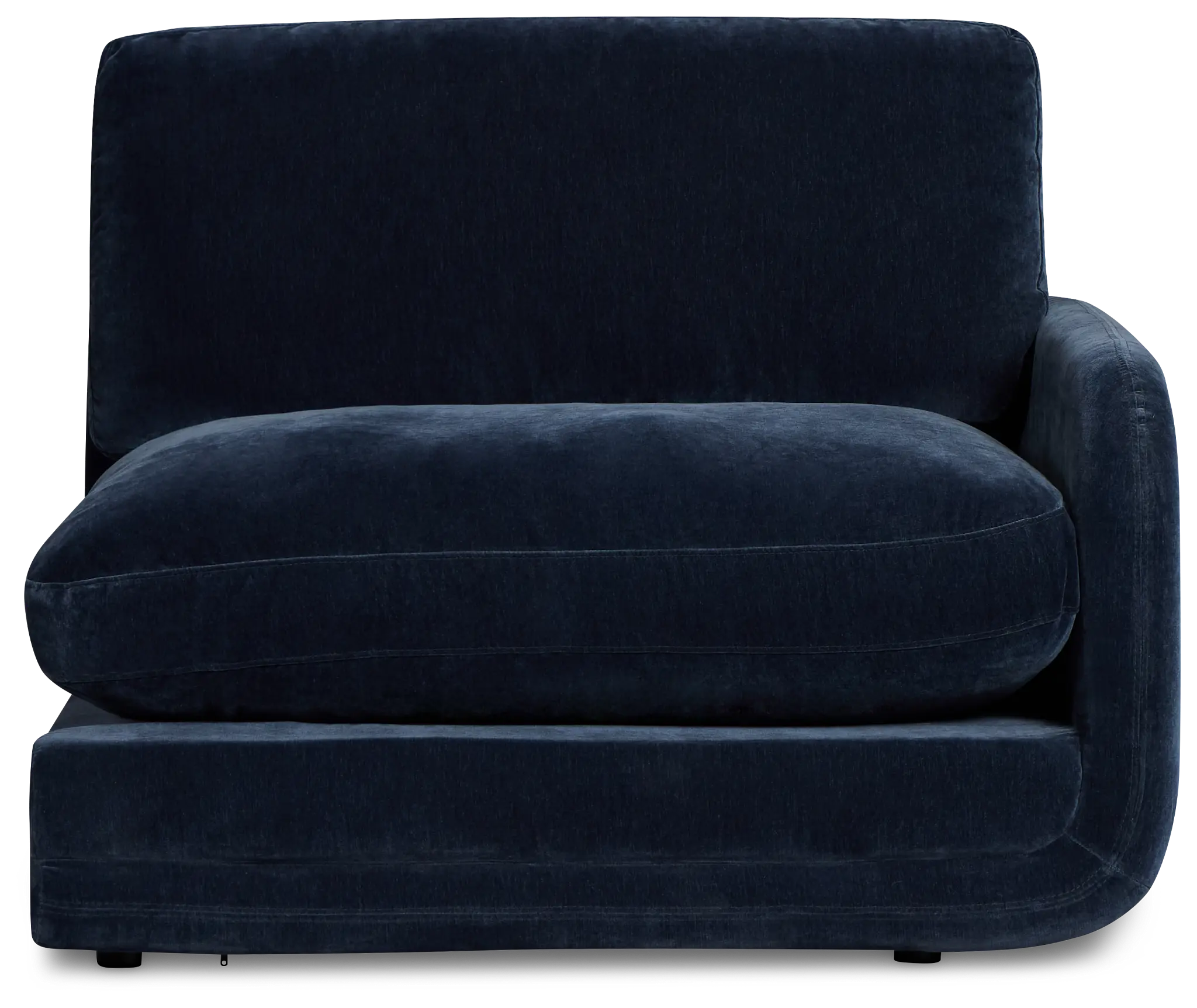 Jules Dark Blue Velvet Right Chair Jules Dark Blue Velvet Right Chair