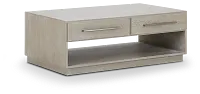 Destination Light Tone Rectangular Coffee Table