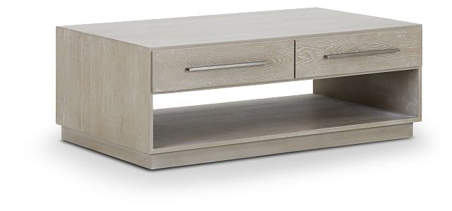 Destination Light Tone Rectangular Coffee Table