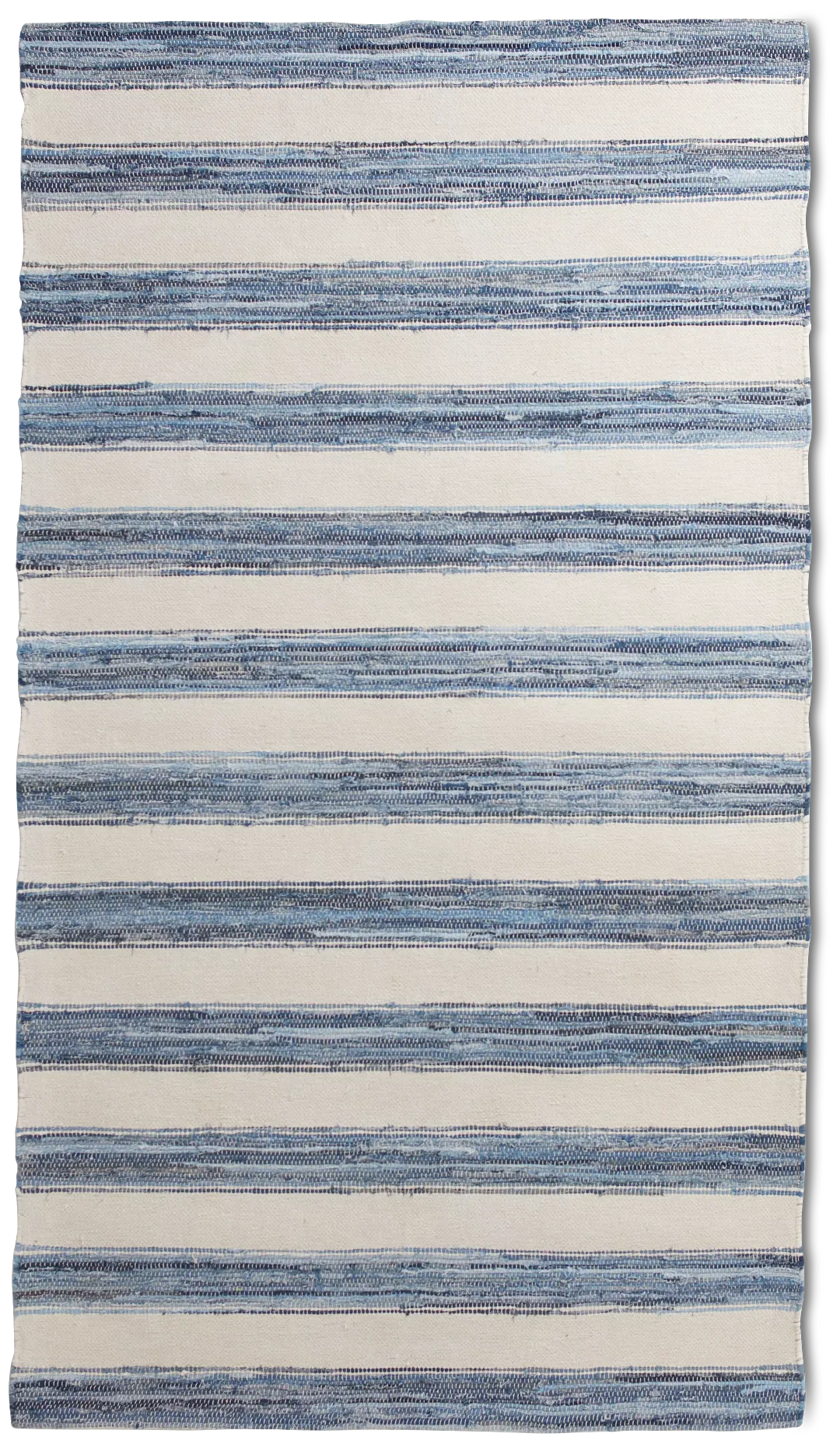 Naica Blue Stripe 5x8 Area Rug