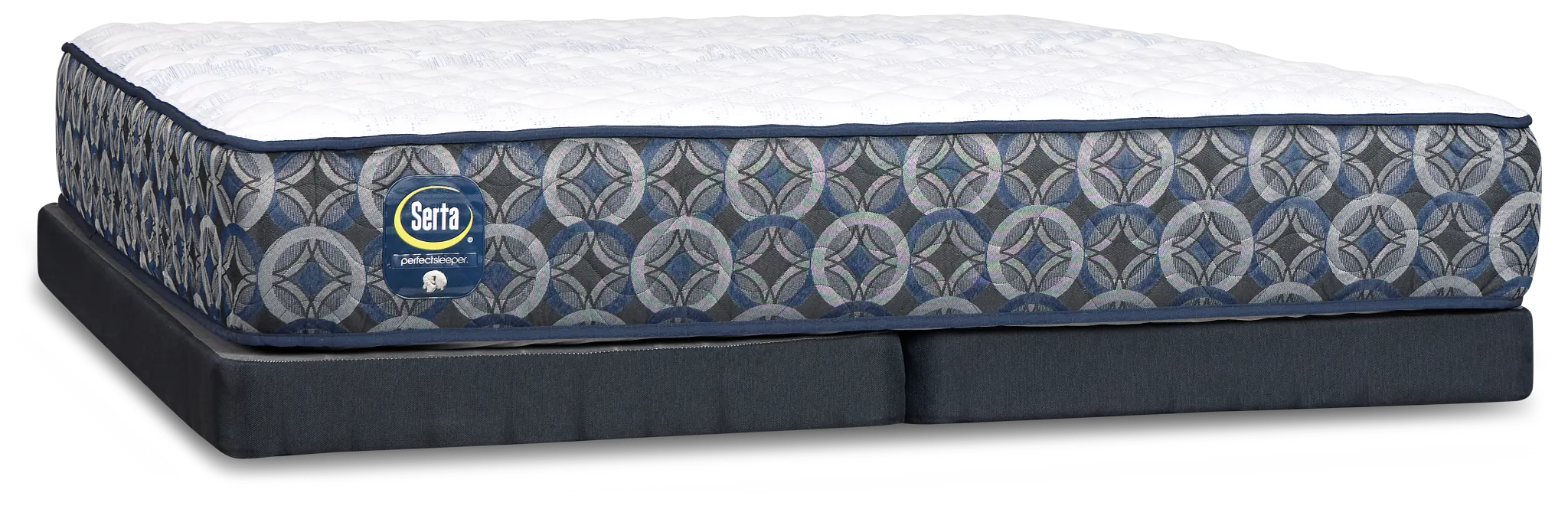 Perfect Sleeper Calming Nights Firm Low-profile Mattress Set