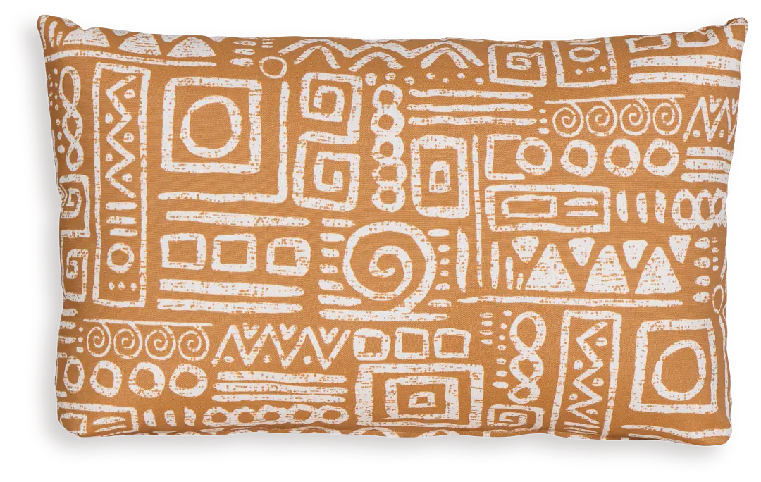 Glyphic Light Brown Lumbar Indoor/outdoor Accent Pillow Glyphic Light Brown Lumbar Indoor/outdoor Accent Pillow