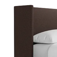 Captiva Elite Dark Brown 48" Upholstered Shelter Bed