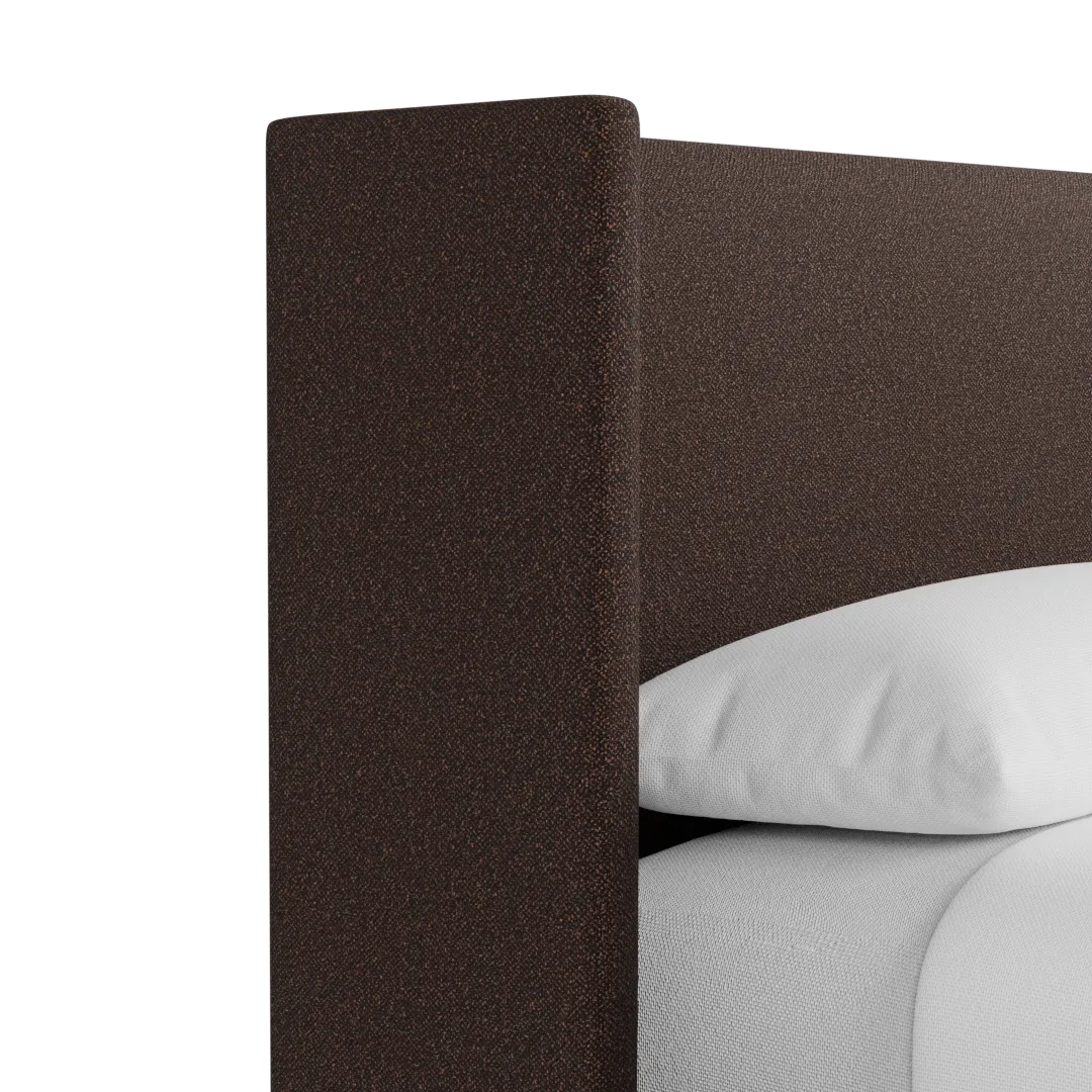 Captiva Elite Dark Brown 48" Upholstered Shelter Bed