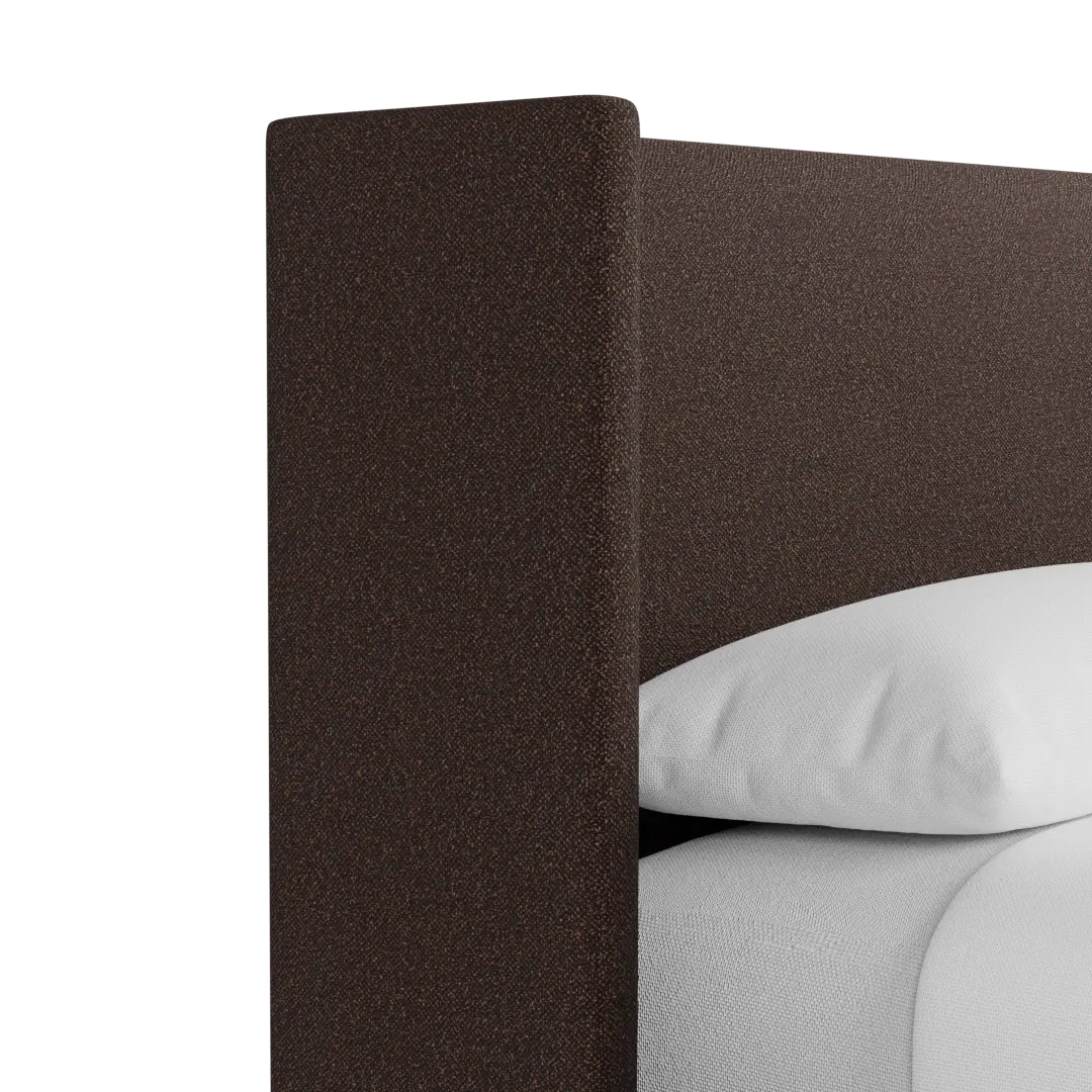 Captiva Elite Dark Brown 48" Upholstered Shelter Bed Captiva Elite Dark Brown 48" Upholstered Shelter Bed