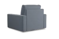 Edgewater Victory Dark Blue Swivel Chair