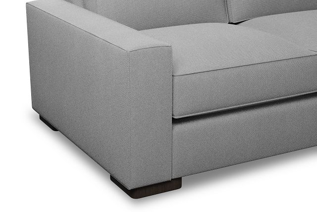 Edgewater Delray Light Gray 96" Sofa W/ 3 Cushions