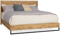 Perry Light Tone Panel Bed