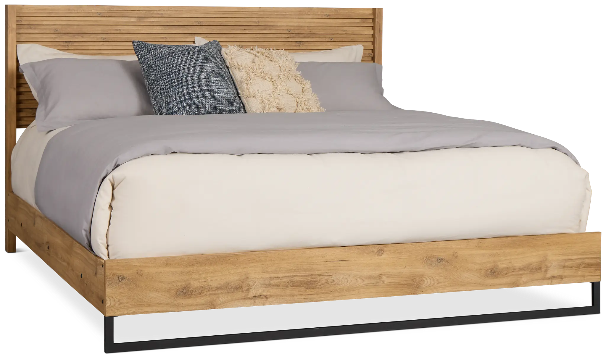 Perry Light Tone Panel Bed Perry Light Tone Panel Bed