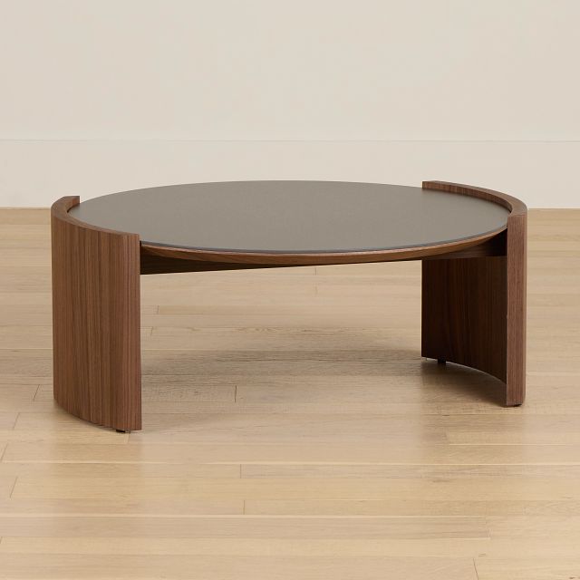 Nomad Mid Tone Ceramic Round Coffee Table