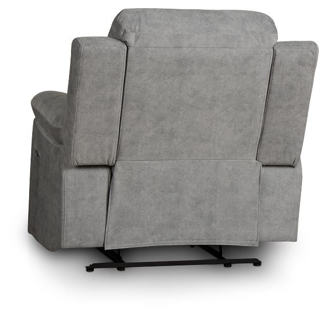 Benson Gray Micro Recliner