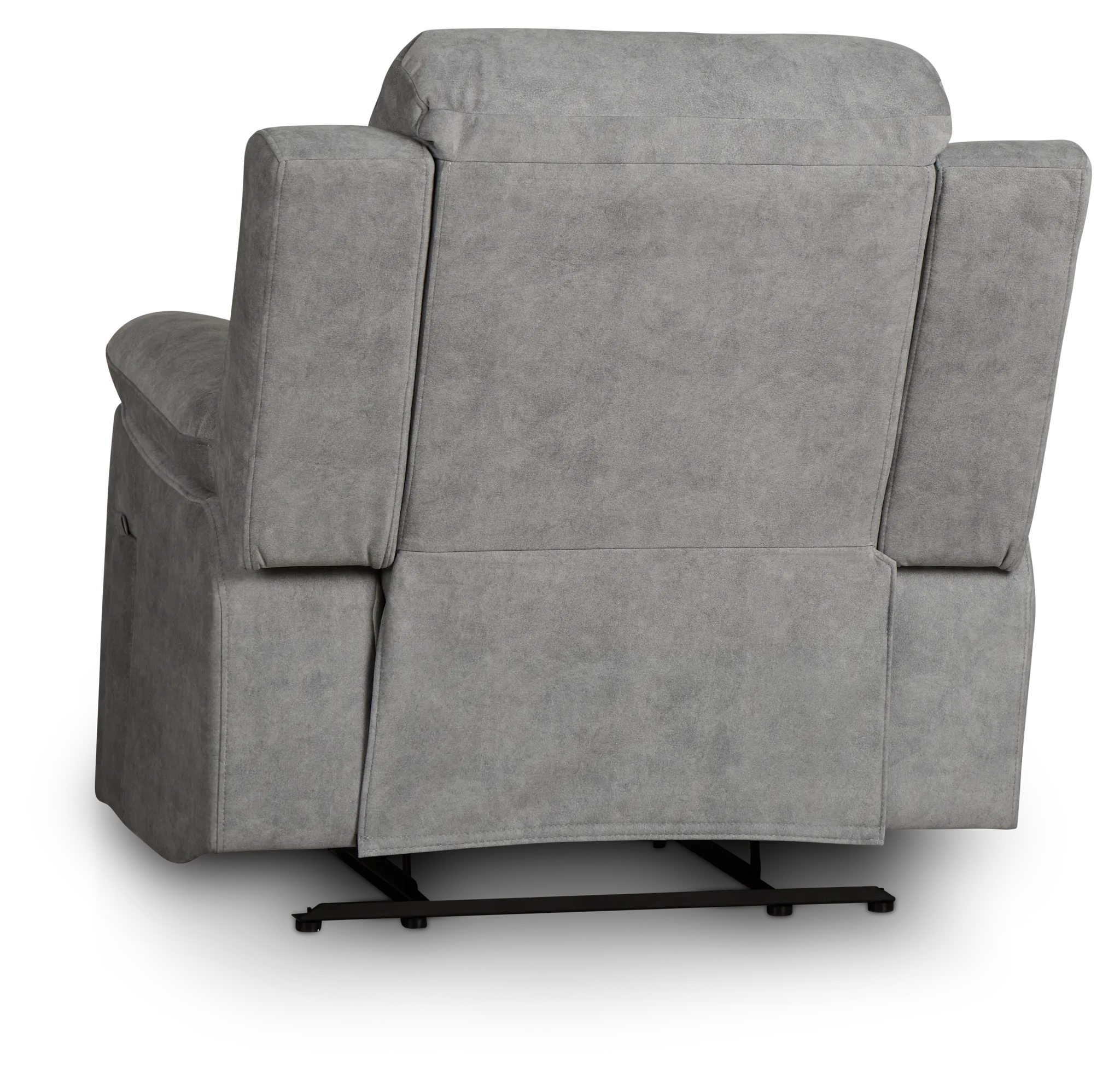 Benson Gray Micro Recliner