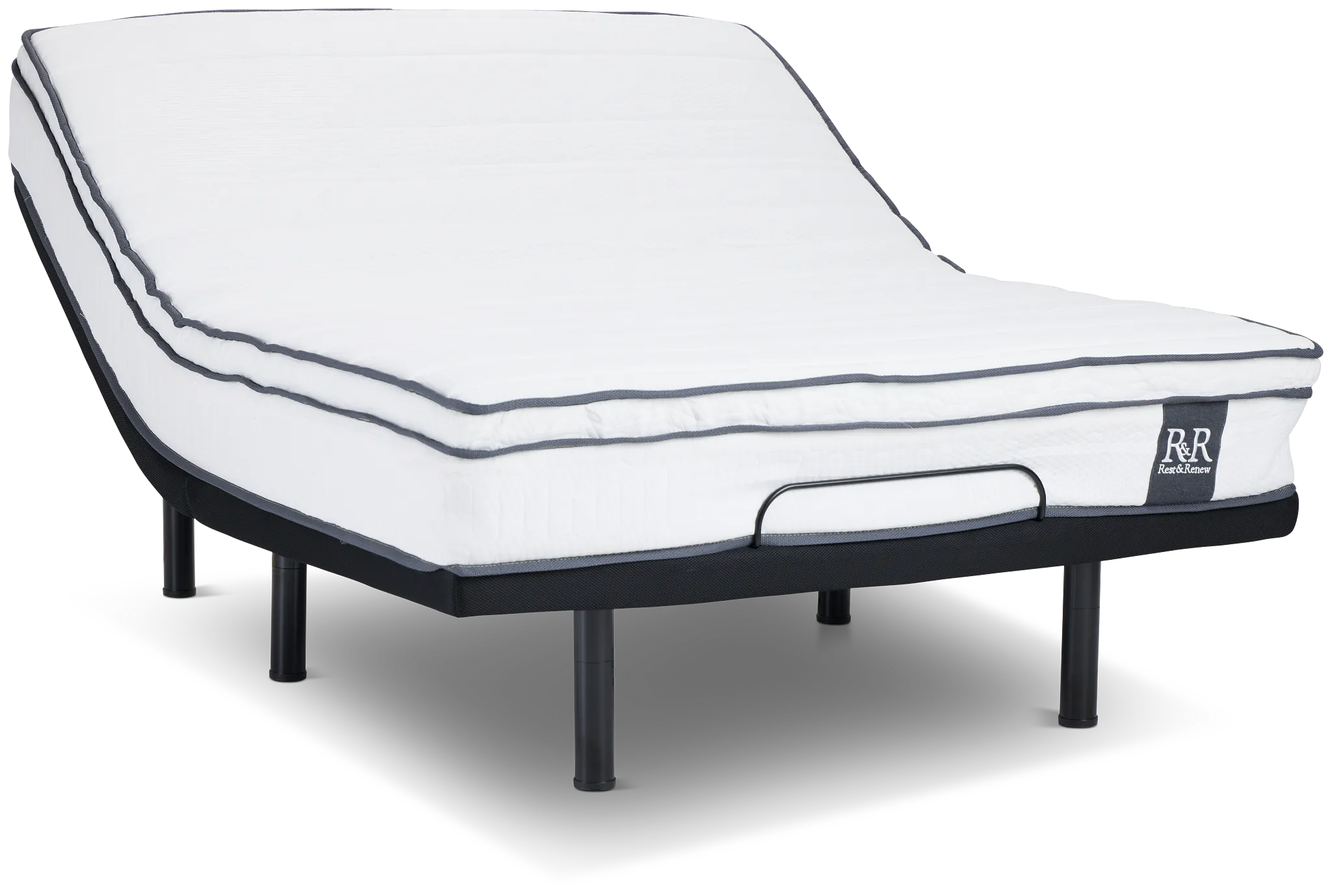 Rest & Renew By Zinus 10" Hybrid Elite Adjustable Mattress Set