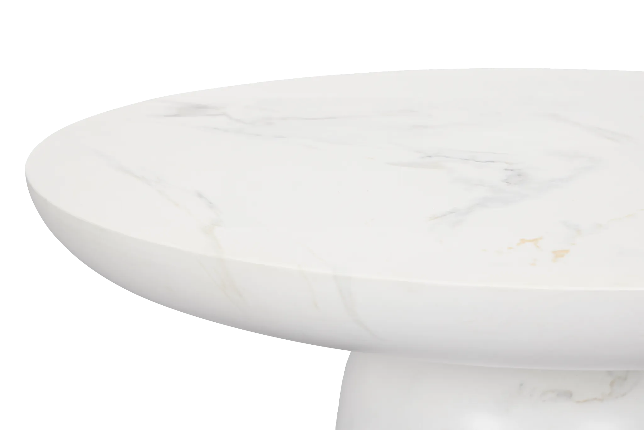 Merrick White Round Coffee Table