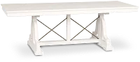 Heron Cove White Trestle Table