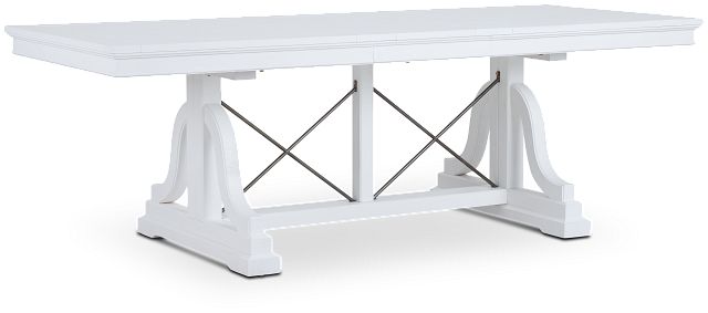 Heron Cove White Trestle Table (1)