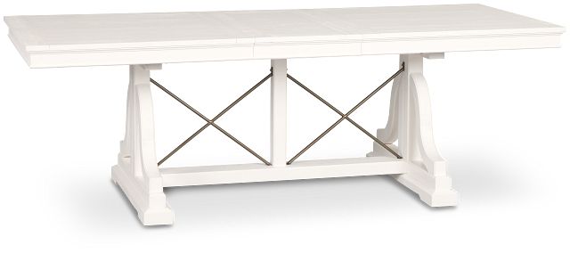 Heron Cove White Trestle Table