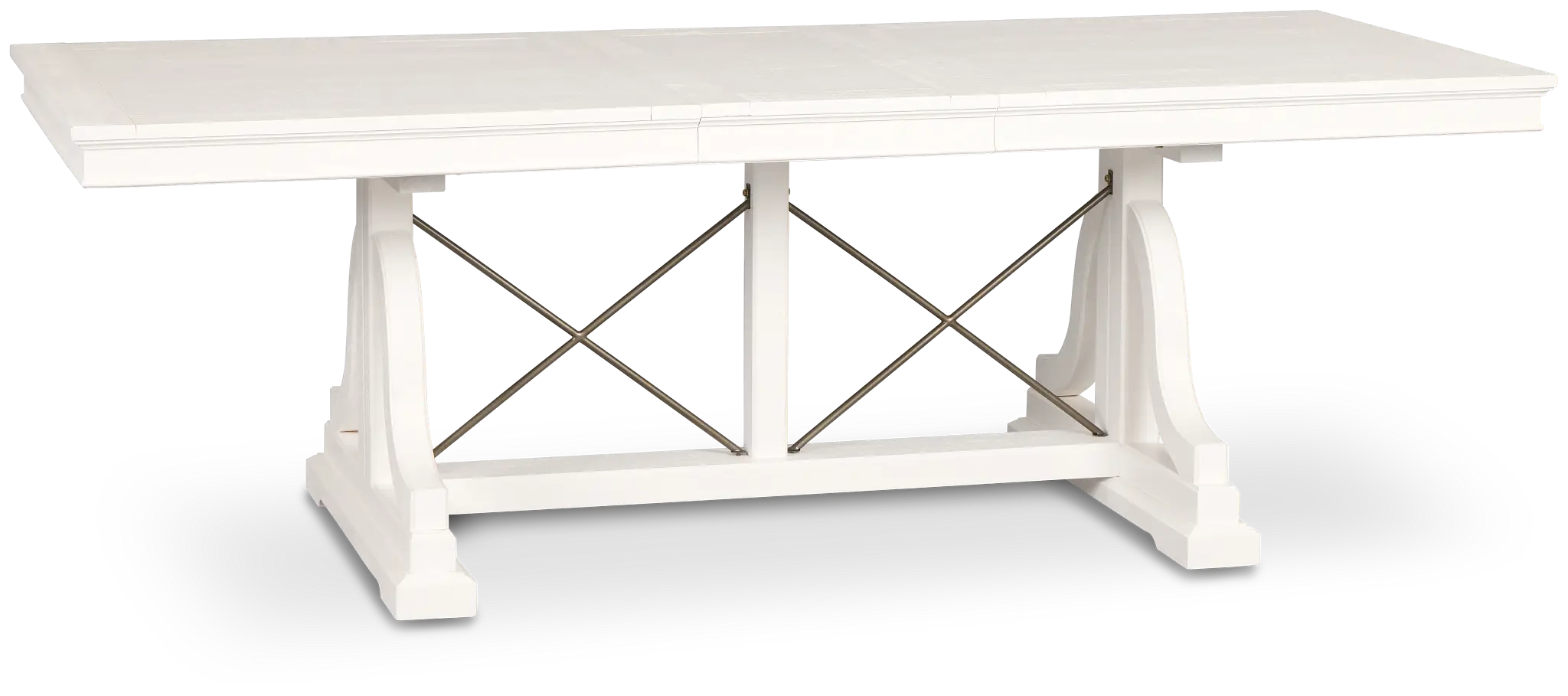 Heron Cove White Trestle Table Heron Cove White Trestle Table