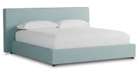Grayton Elite Light Blue 44" Upholstered Platform Bed