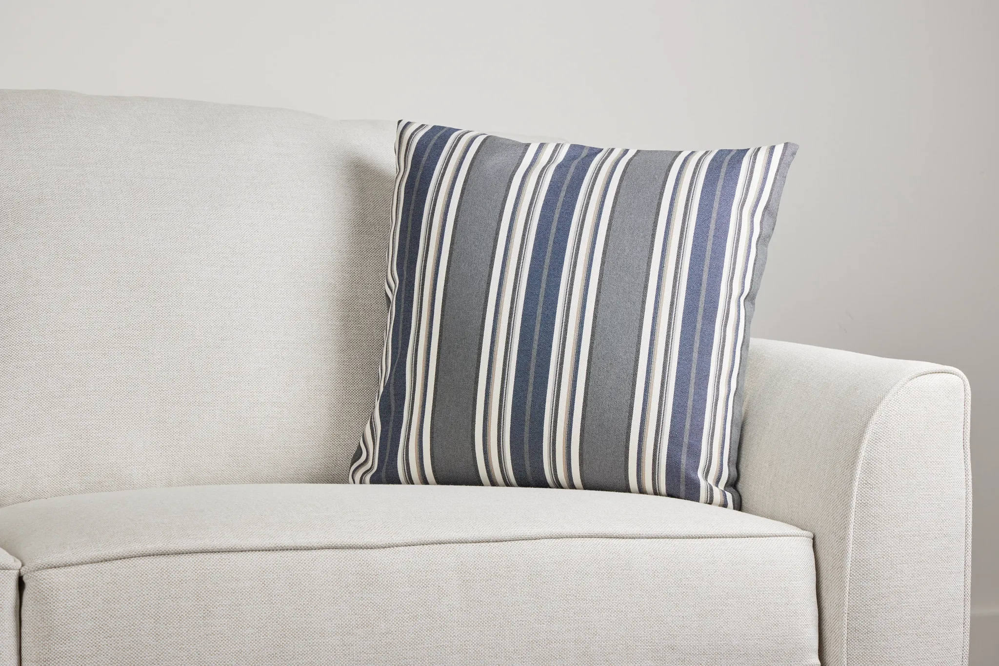 Amuse Blue Stripe 20" Accent Pillow