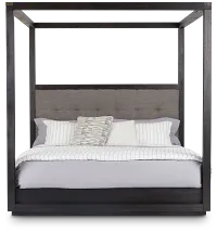 Madden Gray Uph Canopy Bed