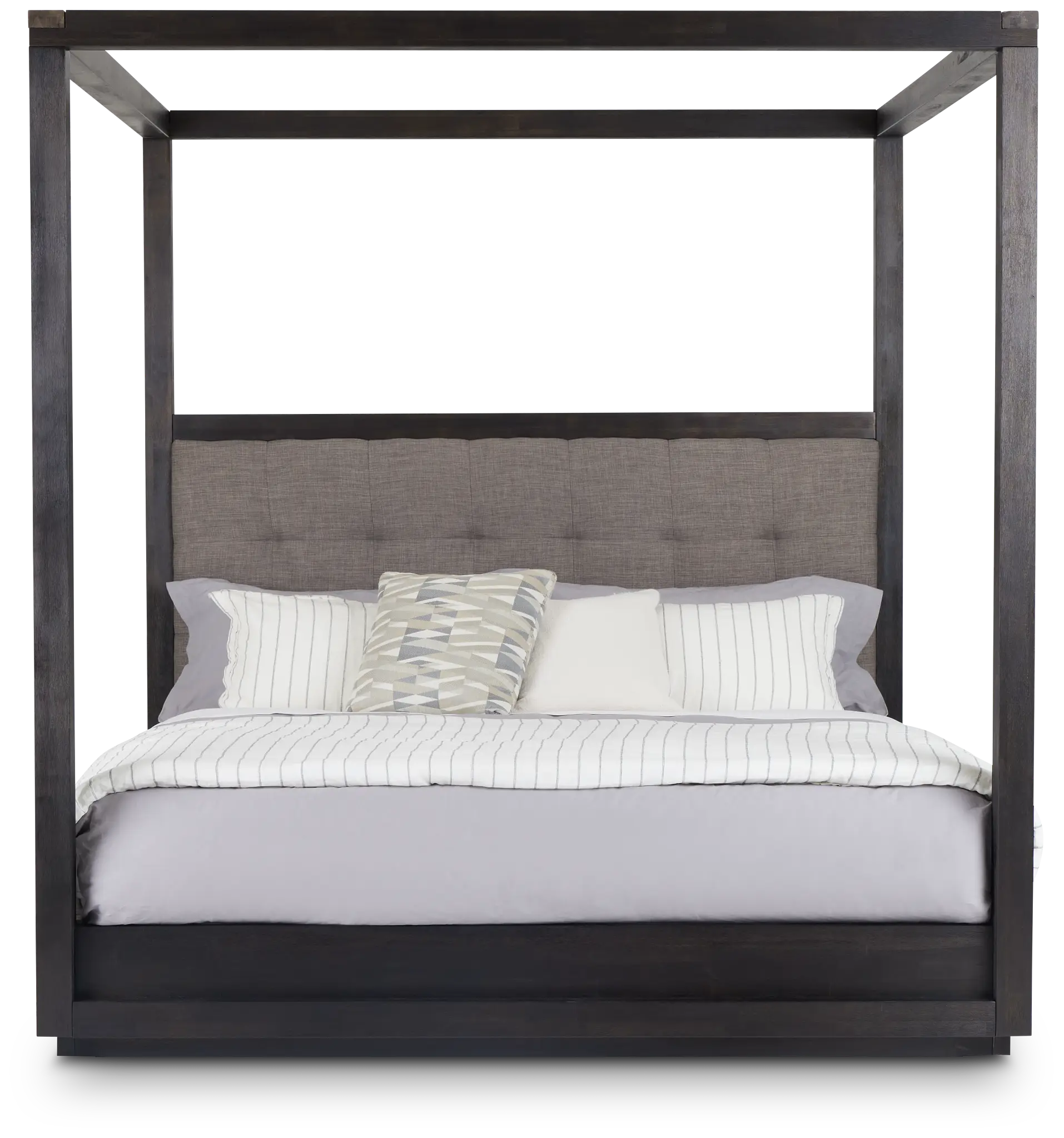 Madden Gray Uph Canopy Bed Madden Gray Uph Canopy Bed